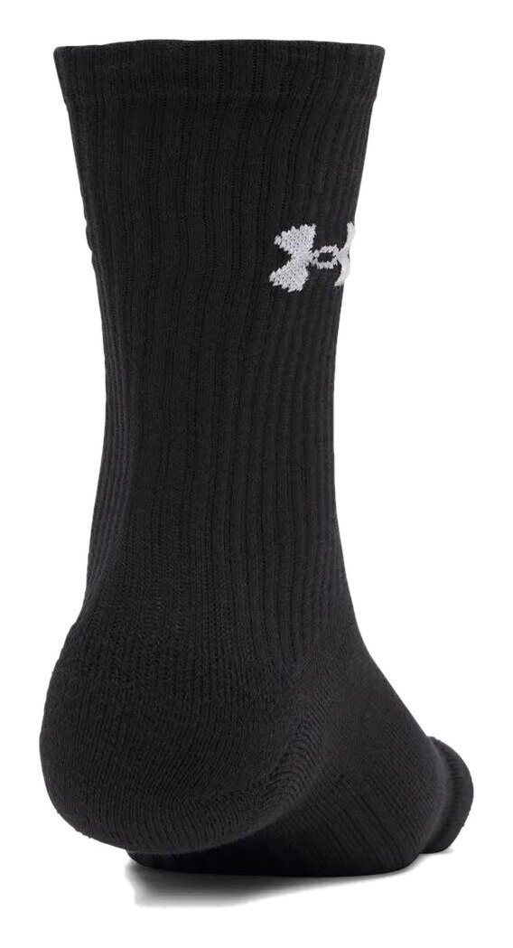Under Armour UA Performance Cotton unisex strumpor (3-pack), ultimate black