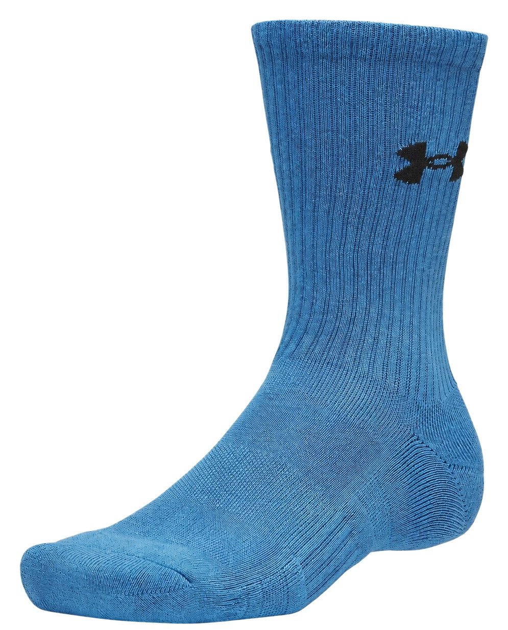 Under Armour UA Performance Cotton unisex strumpor (3-pack), aegean blue