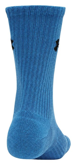 Under Armour UA Performance Cotton unisex strumpor (3-pack), aegean blue