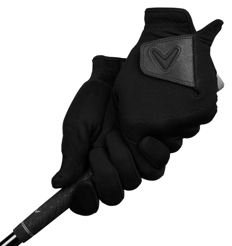 Callaway Rain Spann dam golfhandskar 27, par, svart