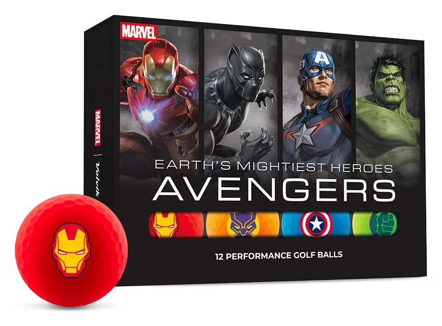 Volvik Vimat Avengers golfbollar (12 st)