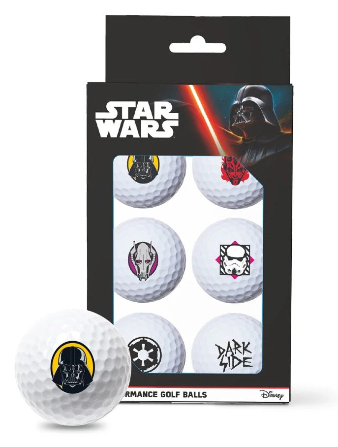 Volvik POWER Soft Star Wars Dark Side golfbollar (6 bollar)