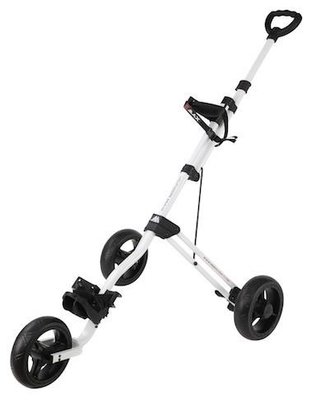 Big Max Junior 3W manuell golfvagn, vit