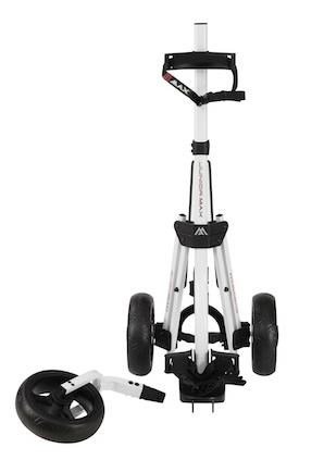 Big Max Junior 3W manuell golfvagn, vit