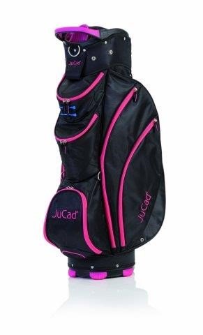 JuCad Spirit cart bag, svart/rosa
