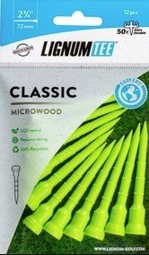 Lignum Lignum Tee 72mm (2 3/4") 12-pack, hitting green