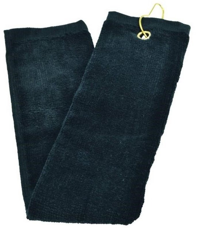 Longridge Three Fold golfhandduk, svart