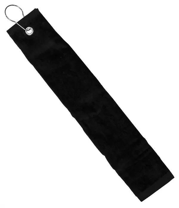 Longridge Three Fold golfhandduk, svart