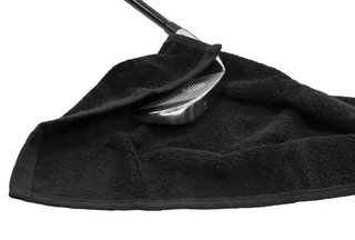 Longridge Three Fold golfhandduk, svart