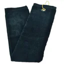 Longridge Three Fold golfhandduk, svart