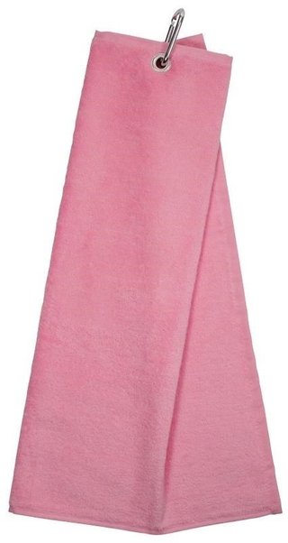 Longridge Blank Luxury Three Fold golfhandduk, rosa