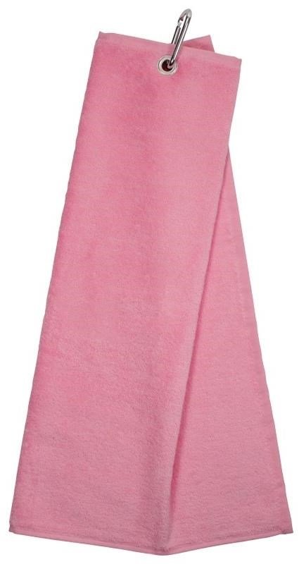 Longridge Blank Luxury Three Fold golfhandduk, rosa