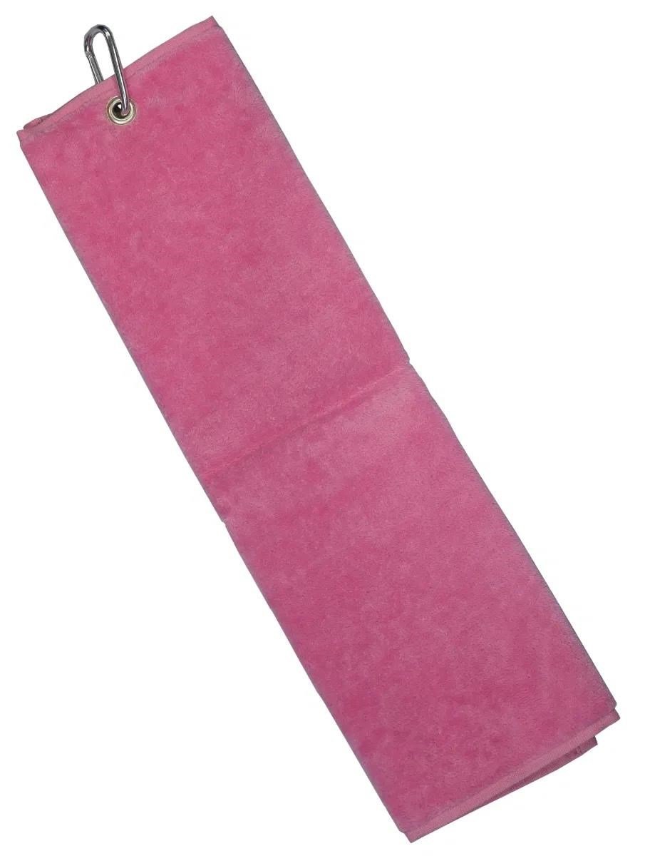 Longridge Blank Luxury Three Fold golfhandduk, rosa