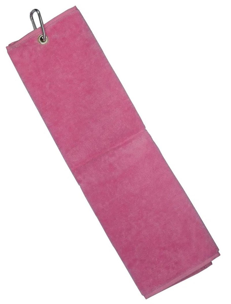 Longridge Blank Luxury Three Fold golfhandduk, rosa
