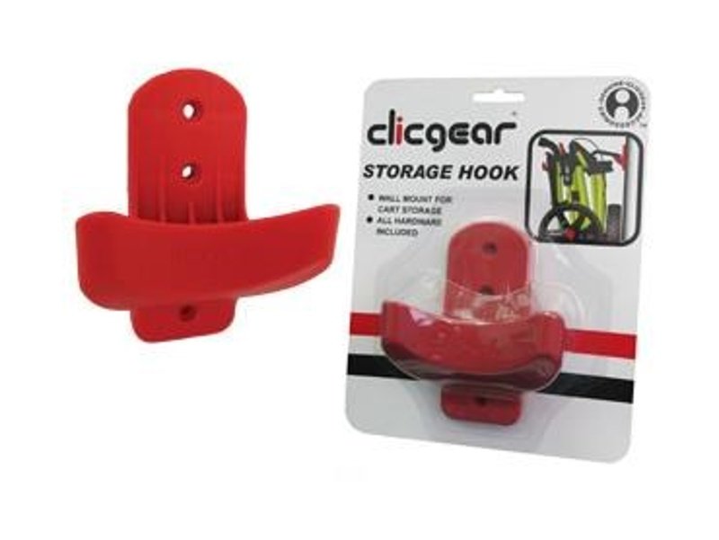 Clicgear Storage Hook tillbehör till vagn, röd