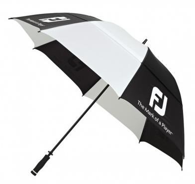 FootJoy Dual Canopy golfparaply, svart/vit