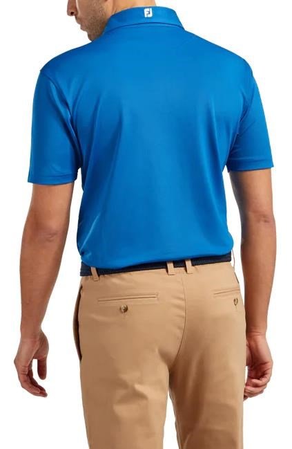FootJoy Stretch Pique Solid herr polo, cobalt blue