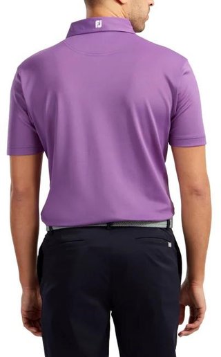 FootJoy Stretch Pique Solid herr polo, lila
