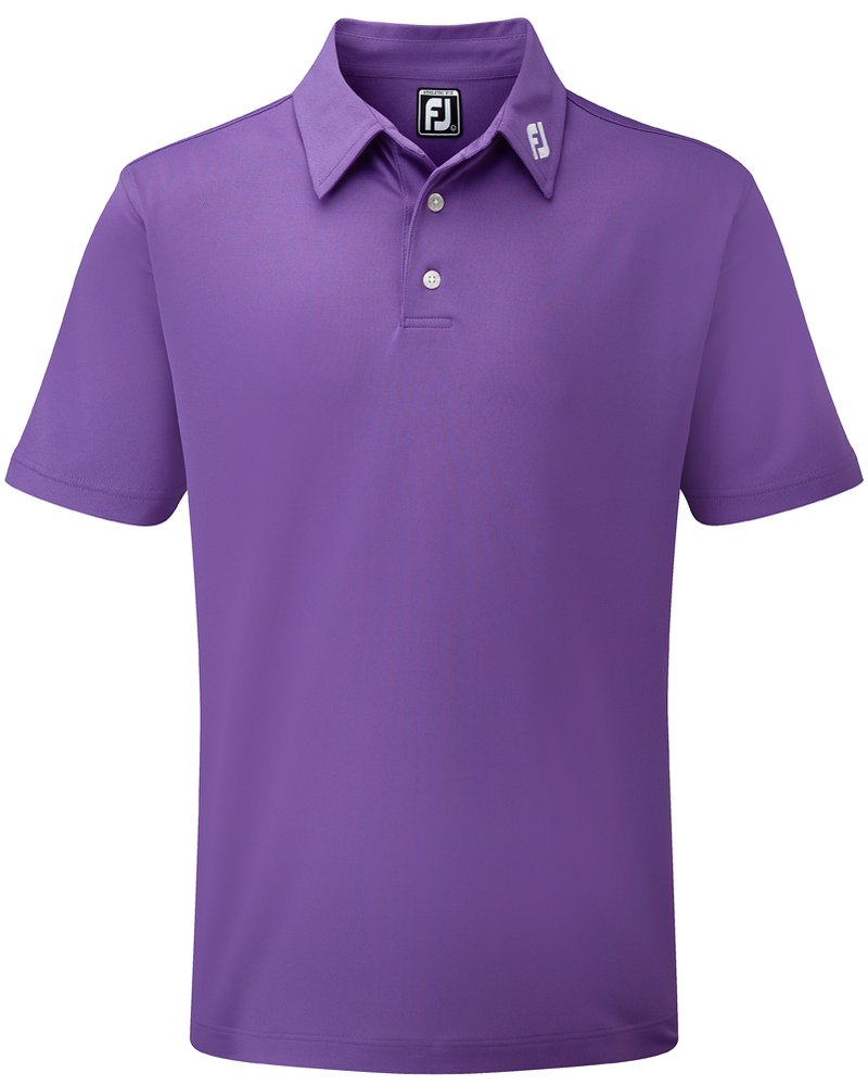 FootJoy Stretch Pique Solid herr polo, lila