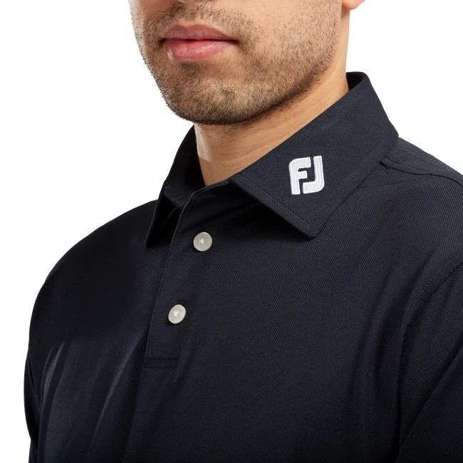 FootJoy Stretch Pique Solid herr polo, navy