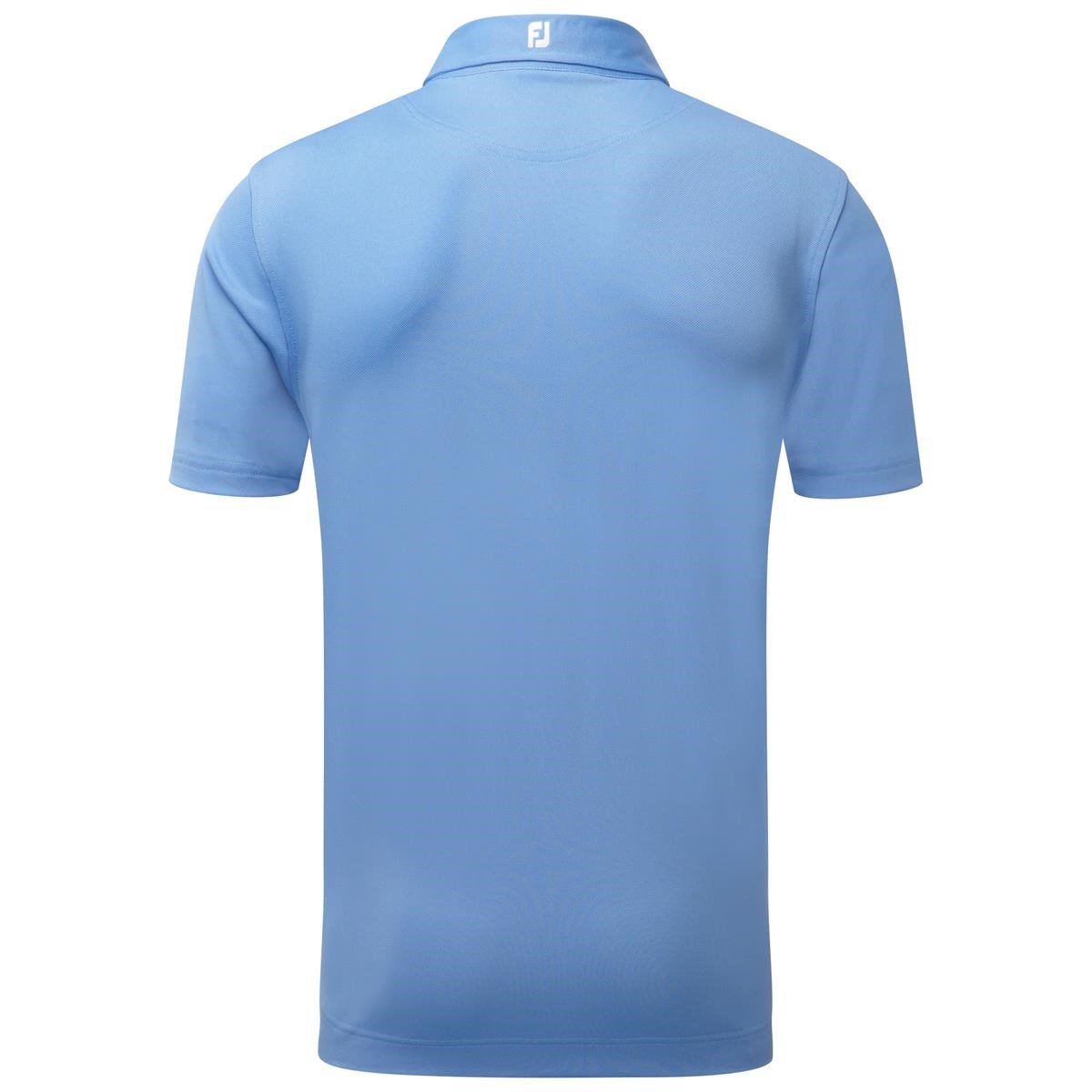 FootJoy Stretch Pique Solid herr polo, ljusblå