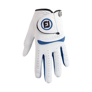FootJoy FJ Junior 25 golfhandske, vit/kobolt