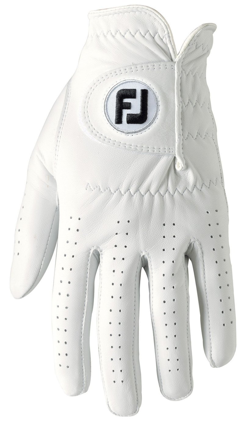 FootJoy CabrettaSof Cadet Pearl herr golfhandske, vit