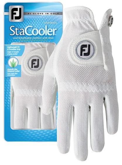 Footjoy FootJoy StaCooler damhandskar i golf, vit
