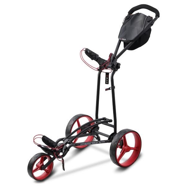 Big Max Autofold FF manuell vagn, phantom black/red