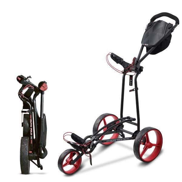 Big Max Autofold FF manuell vagn, phantom black/red