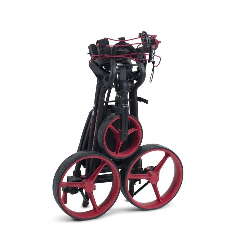 Big Max Autofold FF manuell vagn, phantom black/red