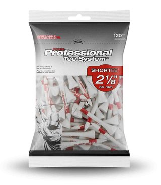 Pride Professional Tee System Prolength Short Red trä-tees 53mm (2 1/8"), 120 st