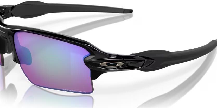 Oakley Flak 2.0 XL unisex solglasögon, Prizm golf-linser/Polished Black båge