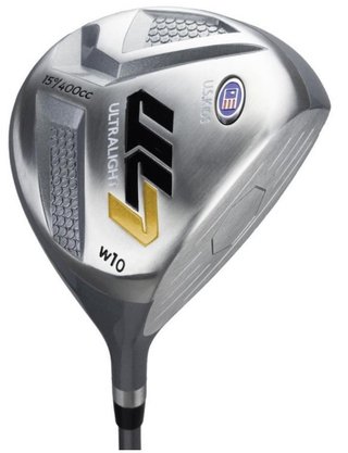 U.S. Kids Golf UL7-63 (160cm) W10 5-Club junior golfset, stål/grafit + ståpåse, marinblå