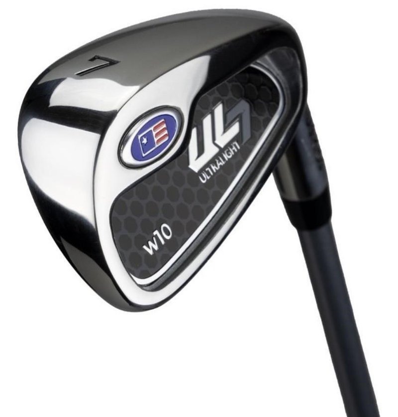 U.S. Kids Golf UL7-63 (160cm) W10 5-Club junior golfset, stål/grafit + ståpåse, marinblå