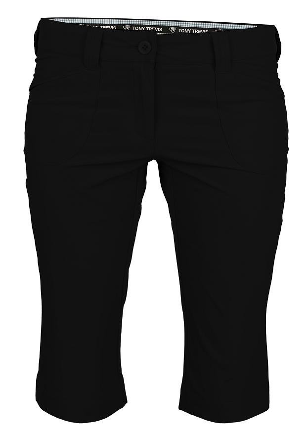 Tony Trevis ladies 3/4 pants, svart