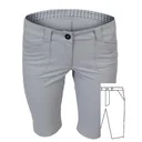 Tony Trevis Slim Fit damshorts, vit