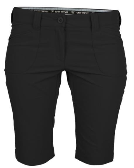 Tony Trevis Slim Fit damshorts, mörkgrå