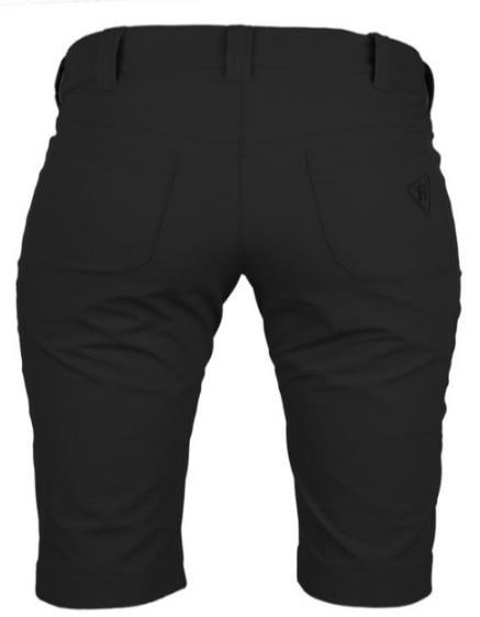 Tony Trevis Slim Fit damshorts, mörkgrå