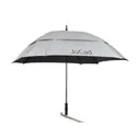 JuCad golfparaply vindtåligt 68" med pinne, silver (med UV-skydd)