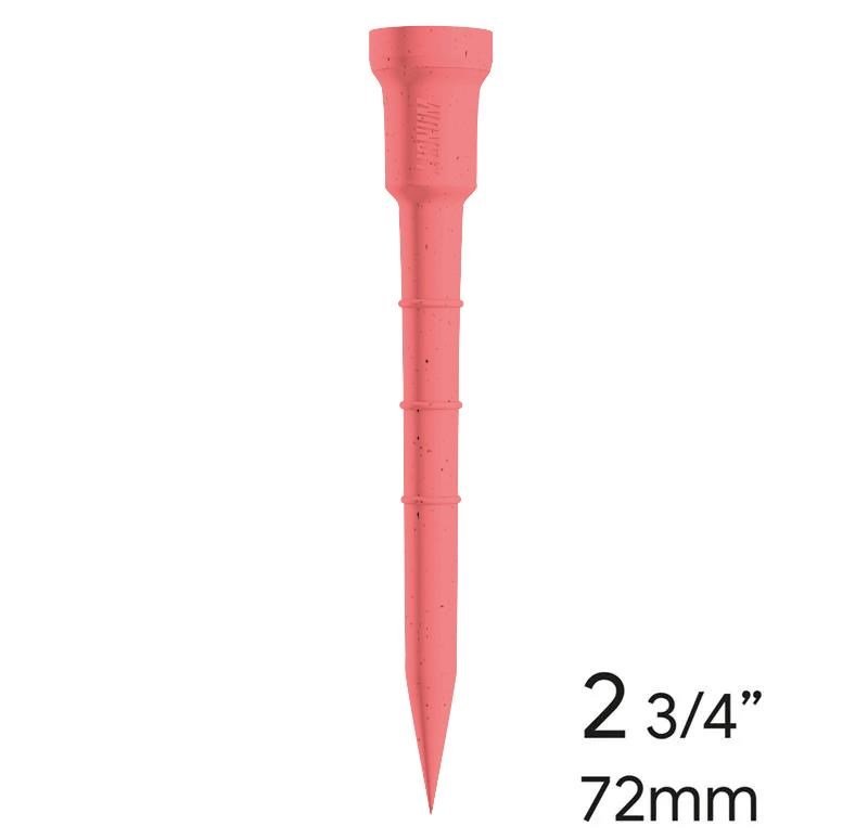 Lignum Tee 72mm (2 3/4") 12-pack, flygande rosa