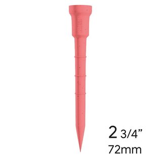Lignum Tee 72mm (2 3/4") 12-pack, flygande rosa