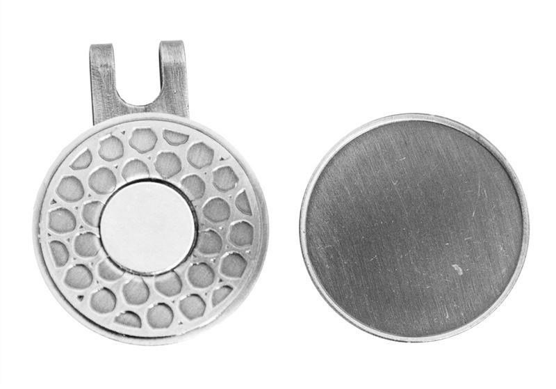 Longridge Deluxe Cap Clip och Bollmarkör, silver