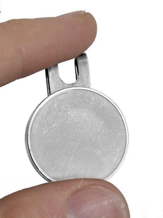 Longridge Deluxe Cap Clip och Bollmarkör, silver