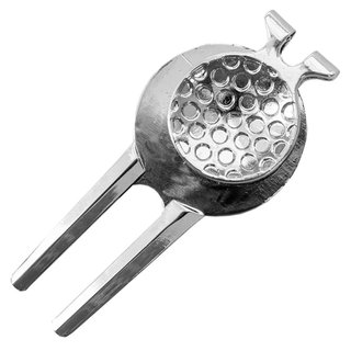 Longridge Laurel Pitchfork And Clip divotverktyg med clip, silver