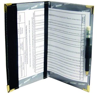 Longridge Deluxe Scorecard Holder, svart