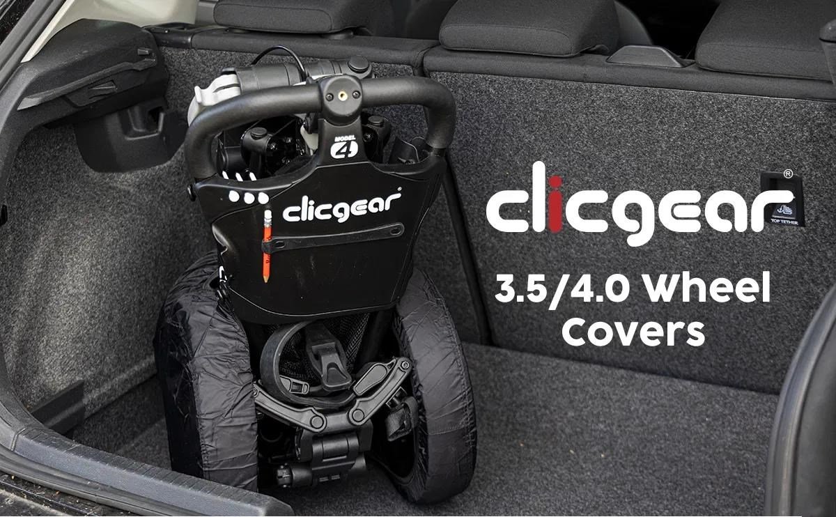 Clicgear hjulskydd för 1.0/2.0/3.0/3.5+/4/RV3J, svart