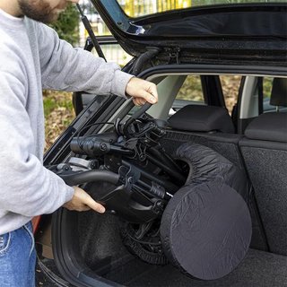Clicgear hjulskydd för 1.0/2.0/3.0/3.5+/4/RV3J, svart