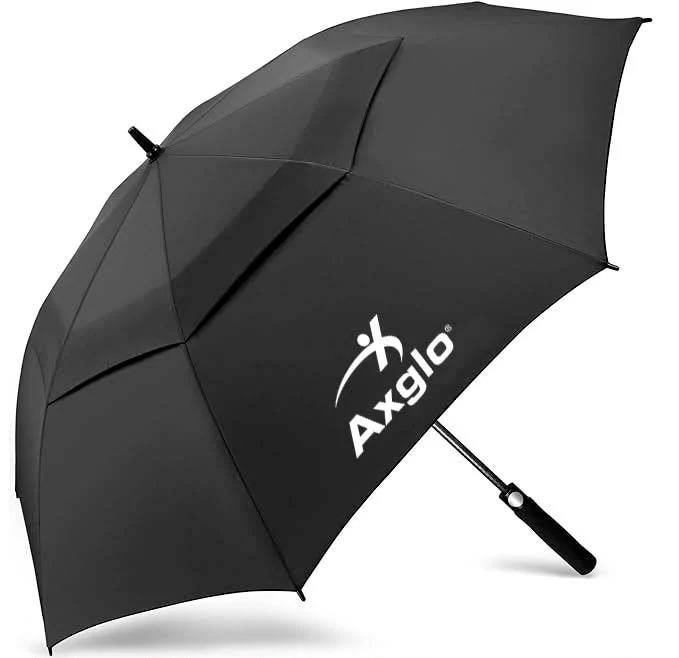 Axglo Auto Open paraply 68", svart/svart