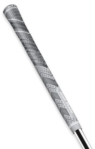 Golf Pride MultiCompound Cord Plus4 grip, MIDSIZE, grå